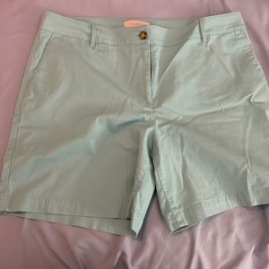 Talbots light blue shorts